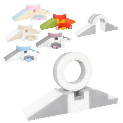 Lot de 7 gros blocs en mousse Hoop cercle